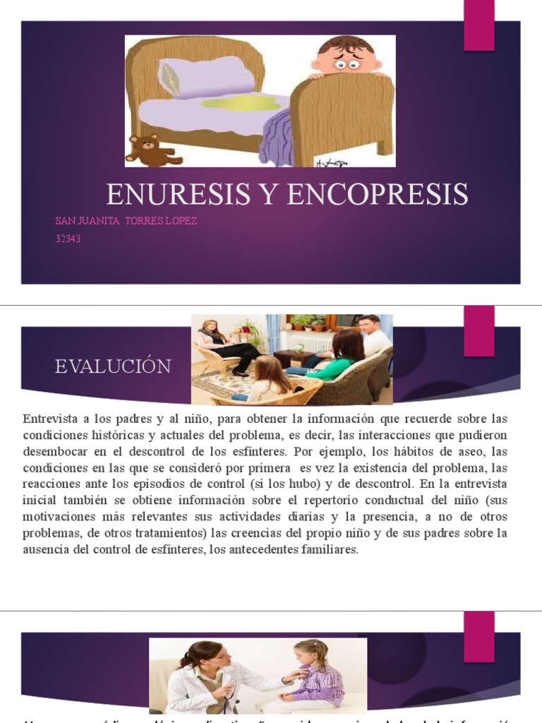 Enuresis y Encopresis PDF