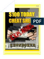 $100 Today Cheat Sheet2