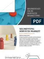 Chapter 6 Service Marketing (Segmentation) Updated