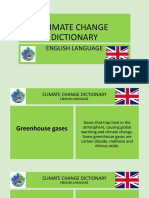 cimate change dictionary
