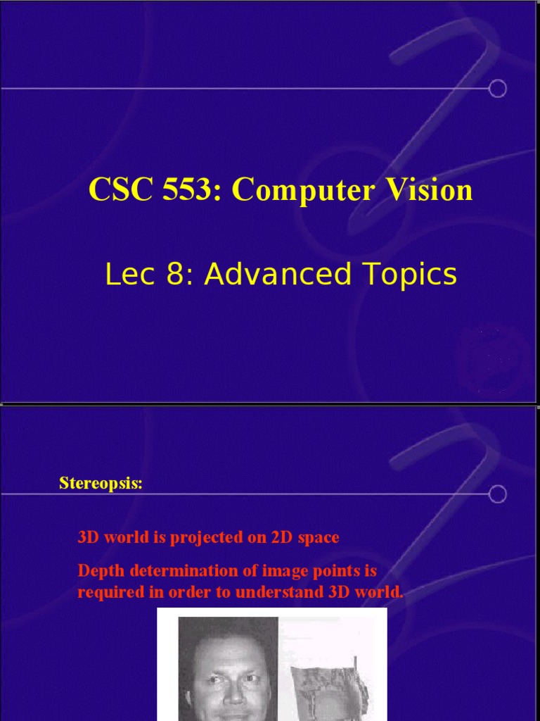 CSC 553-CV Lec 08 | PDF