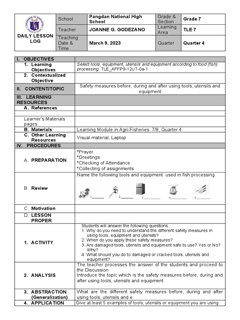 Tle 7 Q4 4 | PDF