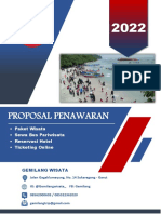 Proposal Penawaran Paket Wisata Pangandaran 2022