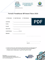 Formulir IBF Award 2023