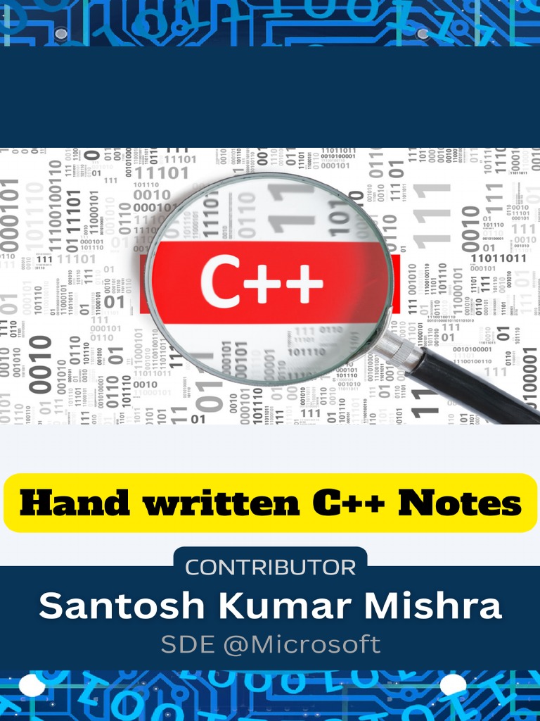 C++ Notes | PDF