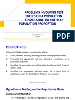 Q4 05 - Solving Problems Involving Test of Hypotheses On A Population Mean - Sy22 23