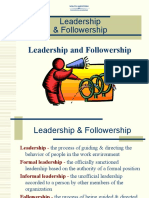 Leadership and Followership