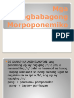 Pagbabagong Morpoponemiko