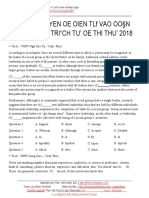 (ThichTiengAnh.com) 70 Bài Tập Điền Từ Vào Đoạn Văn Chọn Lọc Từ Đề Thi Tiếng Anh 2018