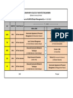 M.ARCH. - SEM-2Timetable New