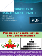 Fayol's Principles of Management - Part II
