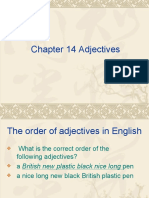 Chapter 14 Adjectives