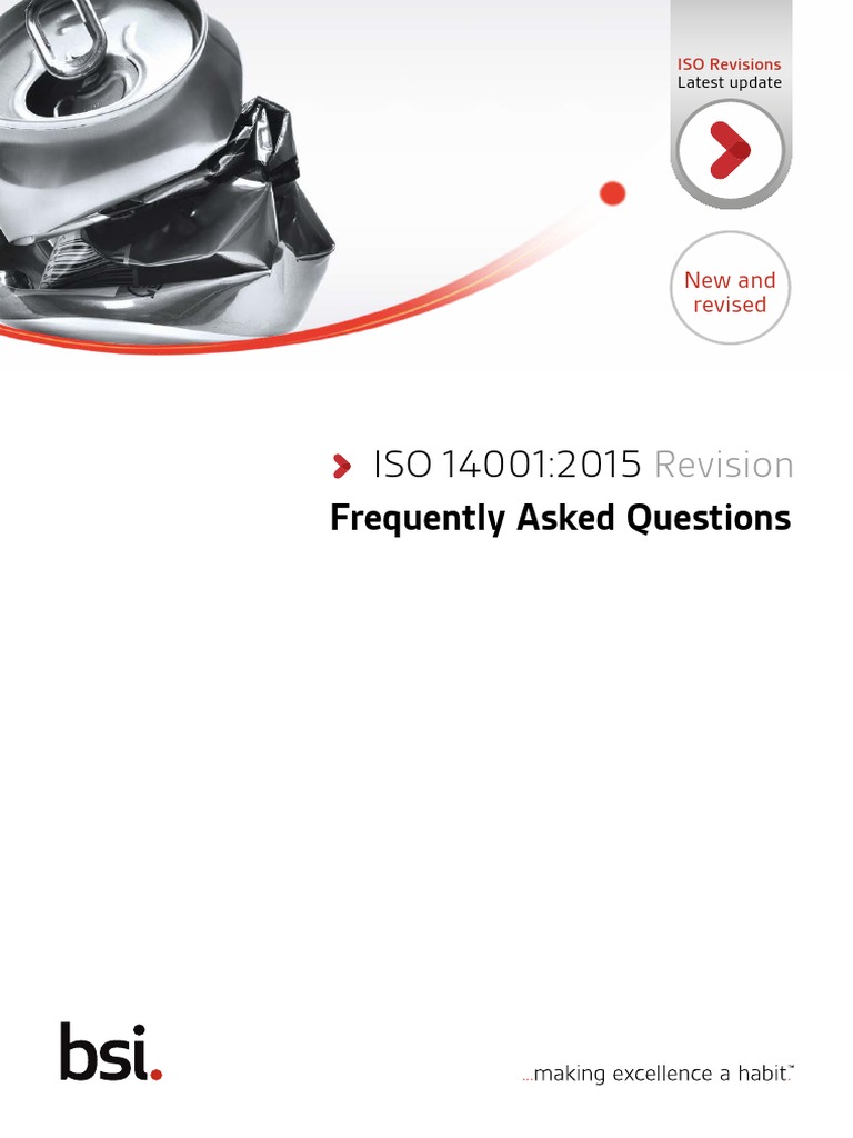 ISO 14001 FDIS FAQ FINAL July 2015 | PDF | International Organization ...