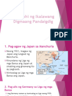 Lesson 2 (Week 3-4) Mga Sanhi NG Ikalawang Digmaang Pandaigdig