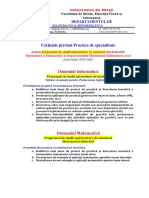 Cerinte Practica de Specialitate2023