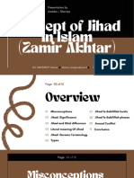 Concept of Jihad in Islam (Zamir Akhtar) : Presentation by Areeba × Shariqa