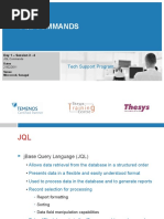 Day 1 - Session 3 - 4 - JQL Commands