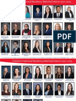 Matched Pediatric Residents 2022-2023