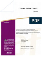 XP CEN ISO TS 17892-11 - Perméabilité Des Sols