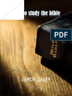 How To Study The Bible