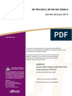 NF P 94-523-5 - Reconnaissance Et Essais Géotech - Essais Géohydrauliques - Partie 5 - Essais D'infiltration