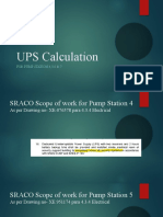 UPS Calculation