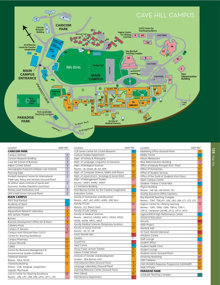 Cavehill Campus Map Academia Science