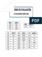 Propuesta Horario Sesiones 2 - Evaluacion (MARZO 2021)