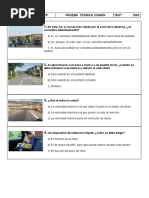 Examen Teorico Intrant Compress | PDF | Tráfico | Licencia de conducir