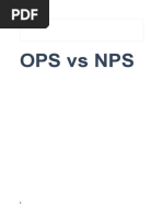 OPS Vs NPS