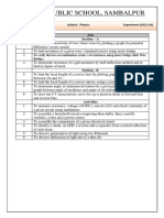 XII - Physics Practical 2023-24