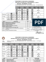 ME Time Table - July 2021 Session