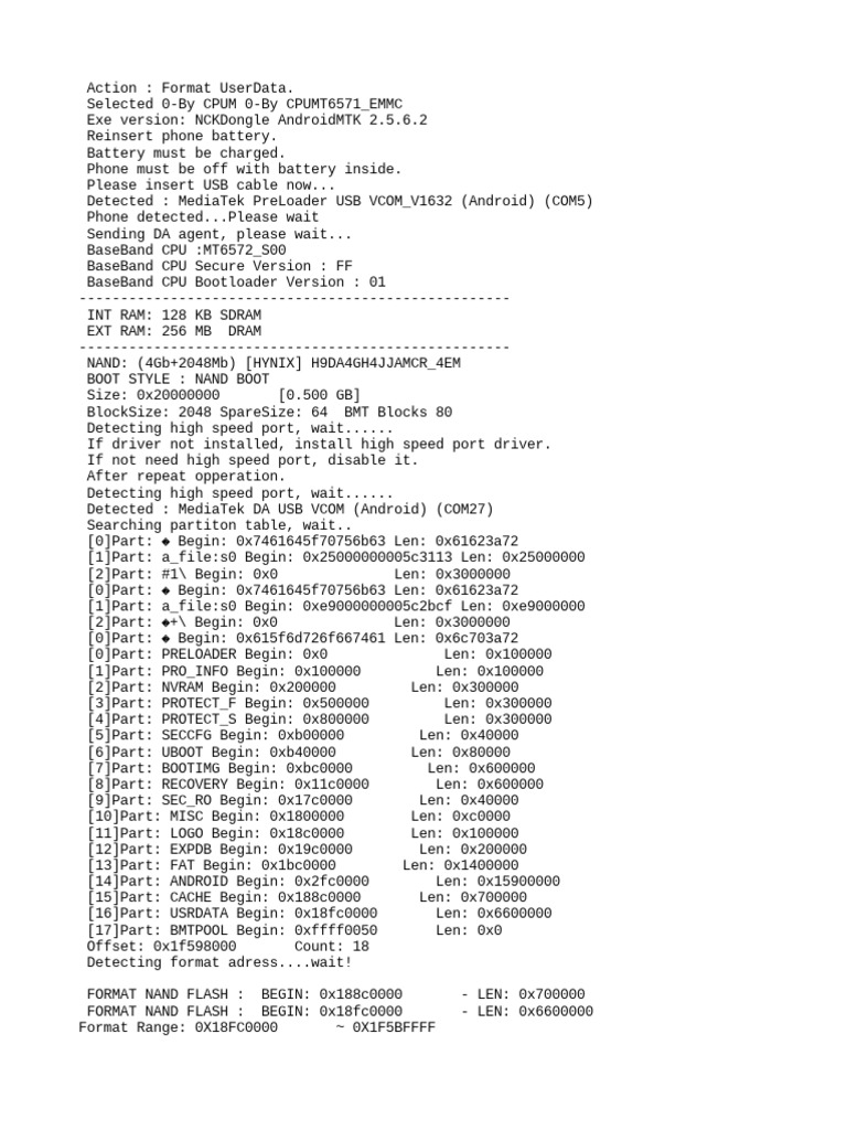 0-By CPU - MT6571 - EMMC - 04-24-2023-18-37-04 | PDF | Random Access ...