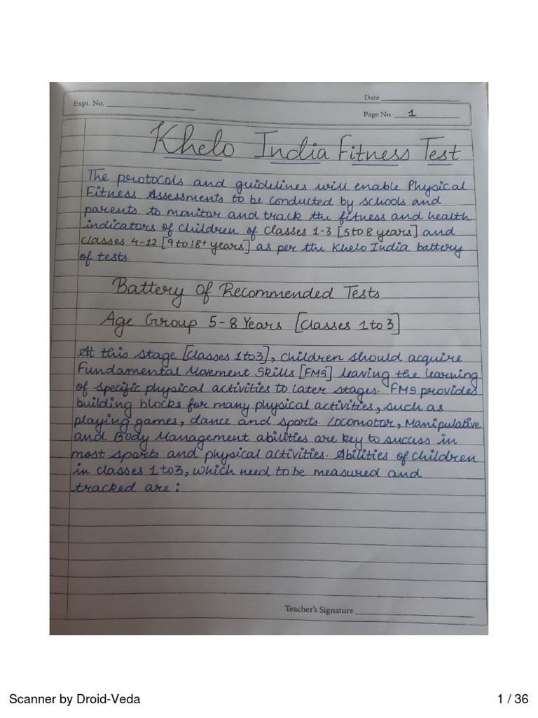 PE Project Class 12 | PDF