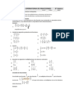 Guia #De Racionales-Multiplicación, División y Adición-Matemática-90 Copias