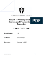 ED216 - Unit Outline