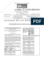 Gaceta - 1781 (Primer Debate Senado Ponencia)