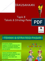 Teknik Dan Strategi Pasar