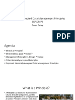 Generally Accepted Data Management Principles