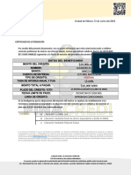 Certificado de Autorización Finacredi (A.x.o)