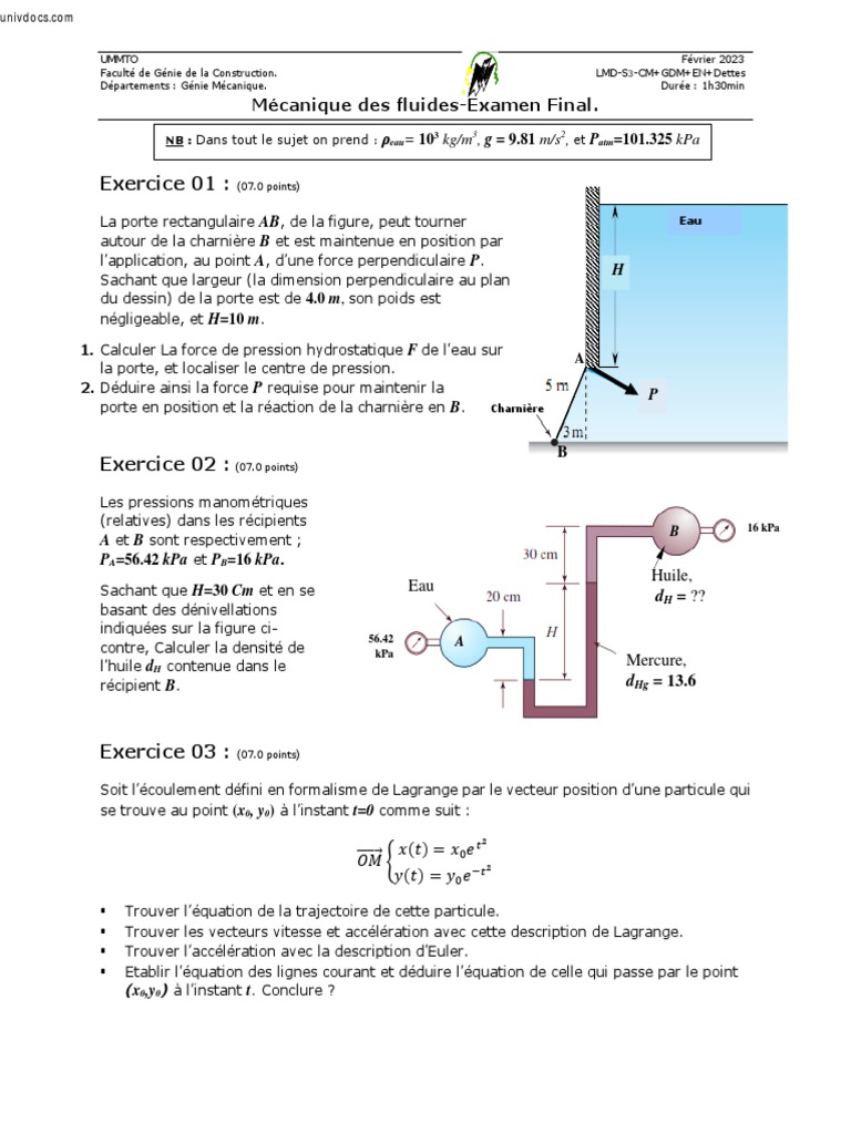Final Exam Solution | PDF