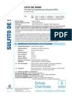 Sulfito de Sodio 2 MSDS