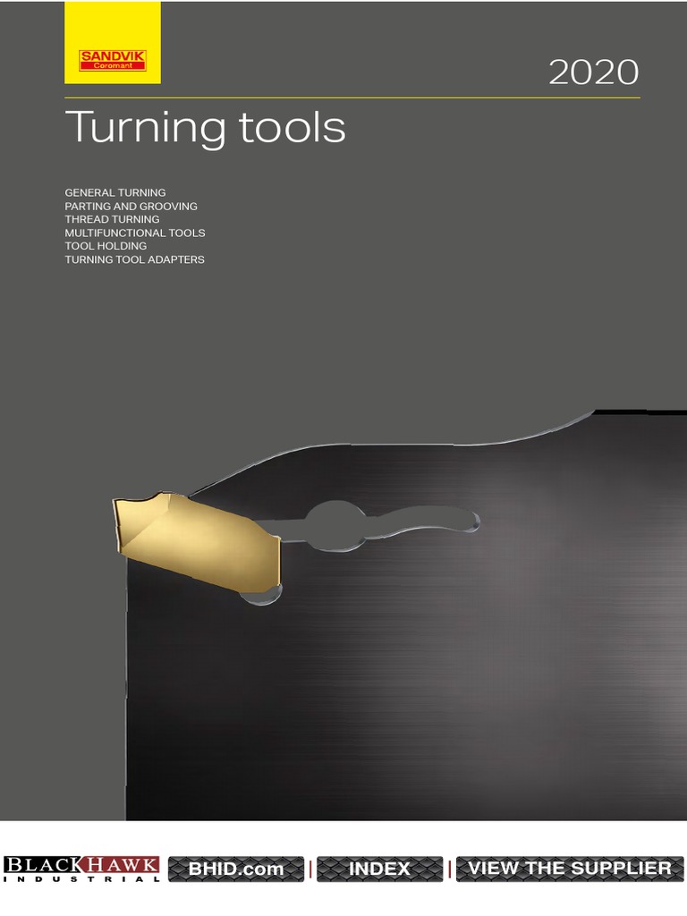 Sandvik Turning Tools 2020 PDF Tools Manufactured Goods