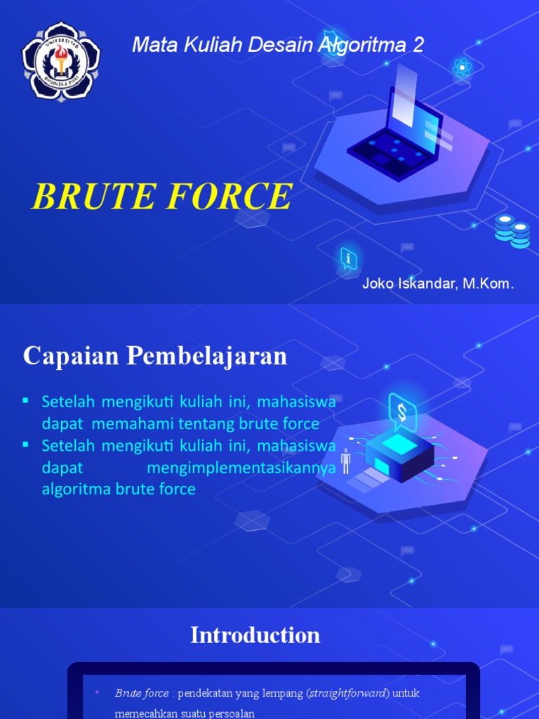 12 - Algoritma Brute Force | PDF