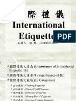 International Etiquette