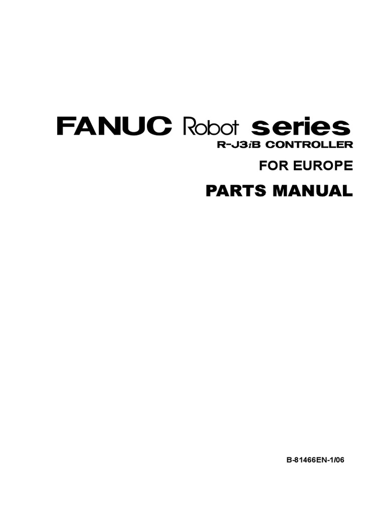 FANUC R-J3B Controller Parts Manual | PDF