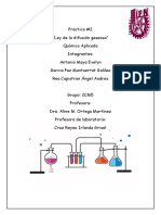 Reporte Practica #2 Quimica Aplicada