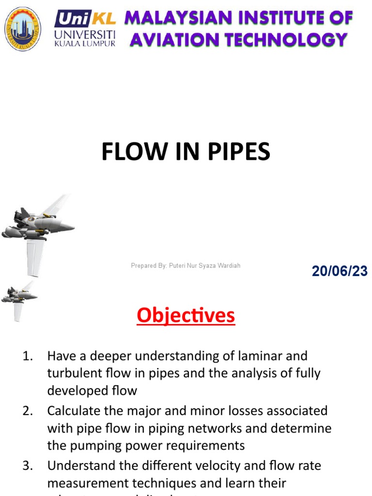 Laminar Flow and Head Loss in Pipes | PDF | Fluid Dynamics | Pump
