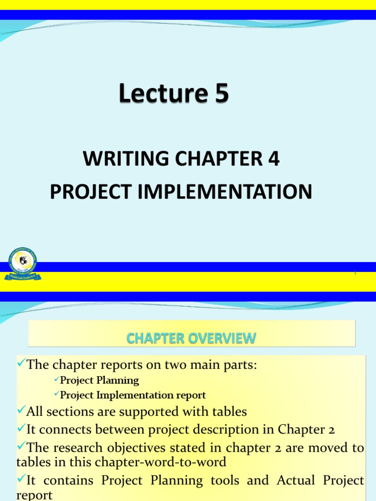 Chapter 4: Project Characteristics – QZEOF