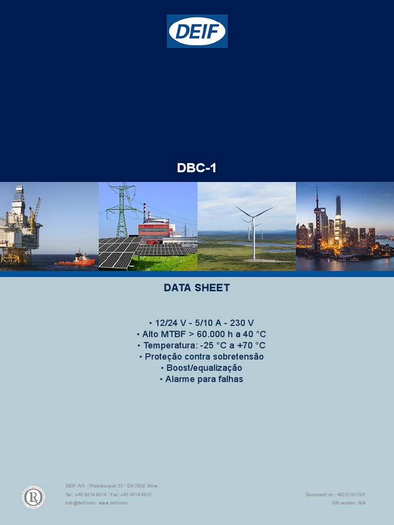 DBC-1 Data Sheet 4921210129 BR | PDF | Relé | Diodo emissor de luz